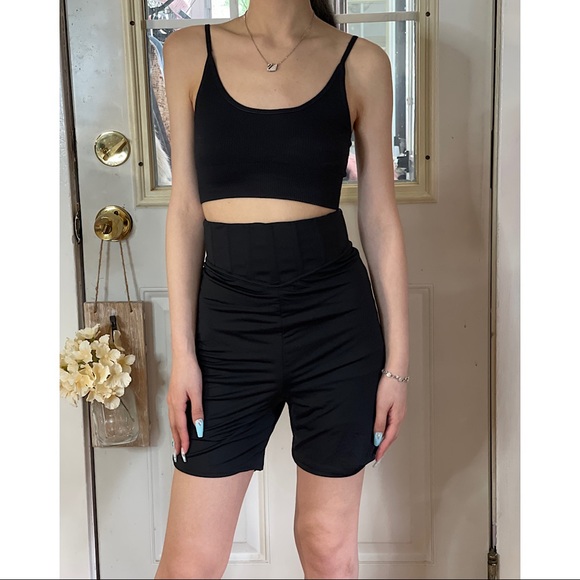 Chaya High Waisted Boned Bike Short - Picture 3 of 4